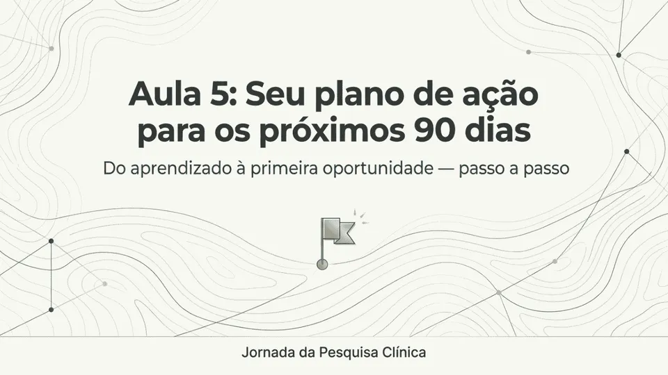 Capa da aula 5: Plano de ação personalizado