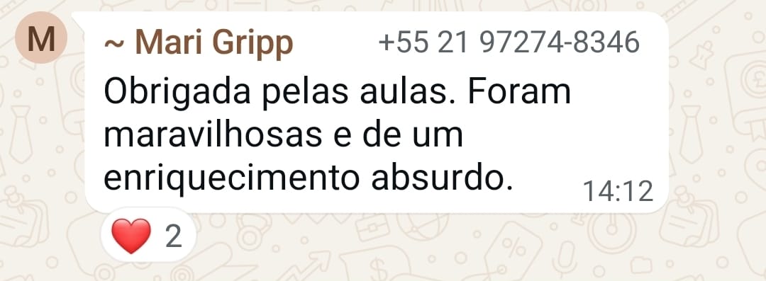 Depoimento de participante da Jornada 5