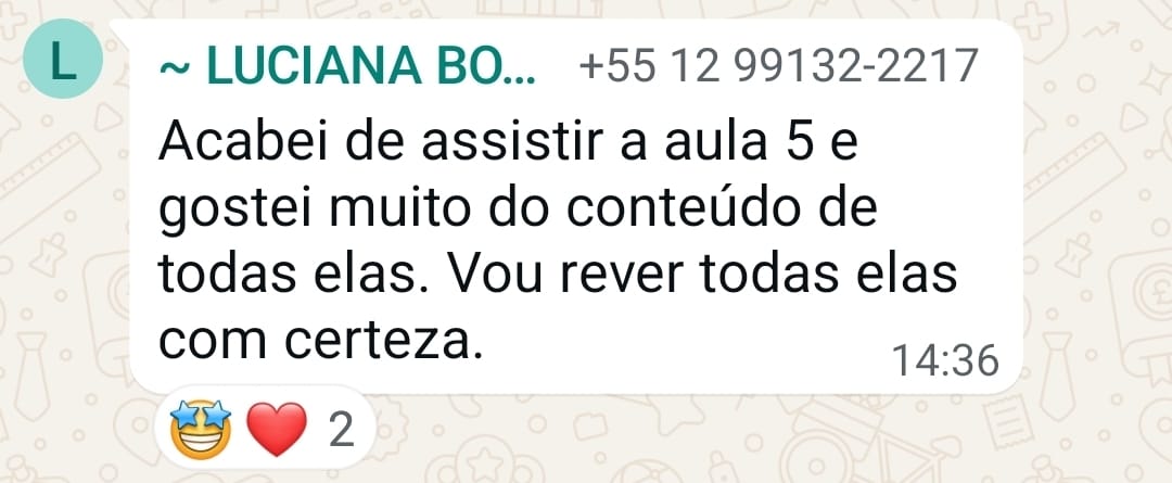 Depoimento de participante da Jornada 6